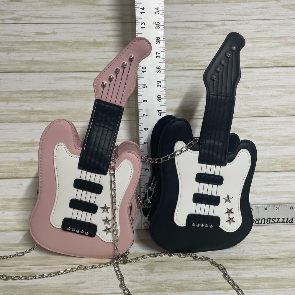 Creative Guitar Shoulder Bag - Trendy Crossbody Tote for Girls and Women